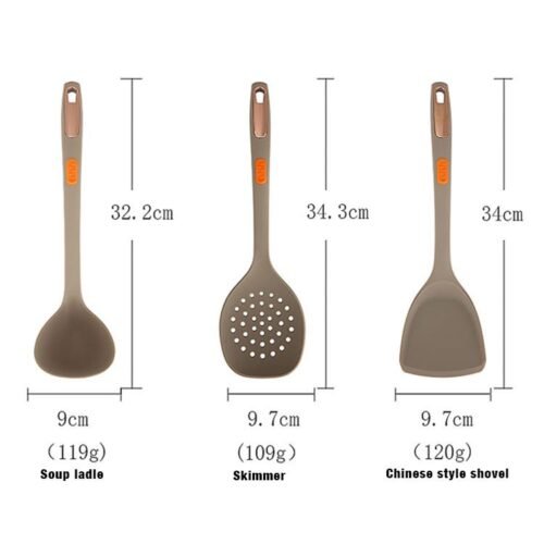 45451C87273C0E297554D43F747432EA.jpg 7-Piece Silicone Pack Nylon Cookware Set