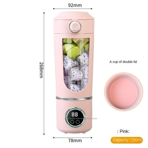 Portable USB-Charging Juicer & Ice Crusher Cup
