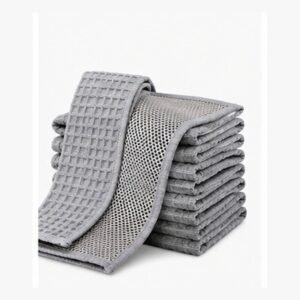 Dual-Texture Microfiber Scrub Cloths - 6 Pack