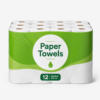 Paper Towels 12 Double Rolls